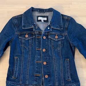 Loft XXSP Fitted Denim Jacket with Copper Buttons, excellent condition